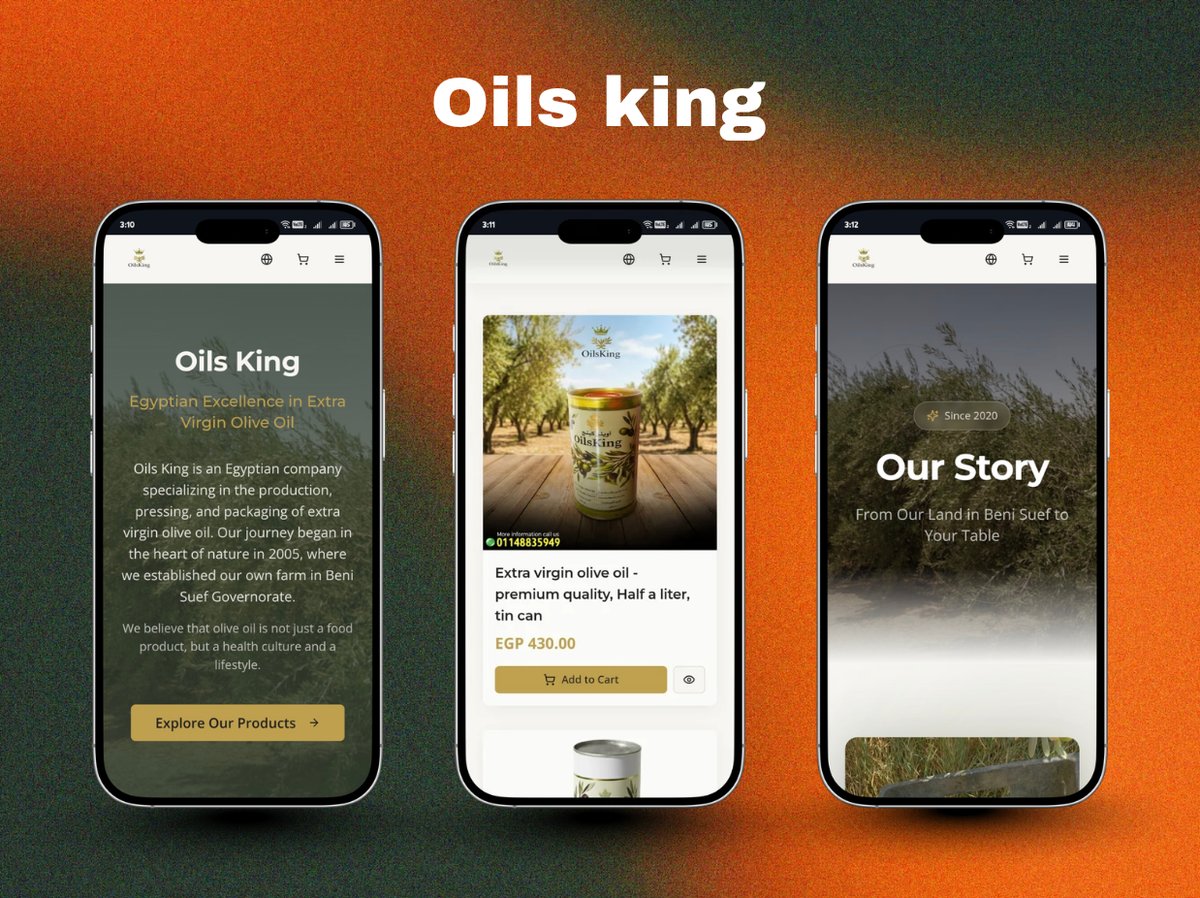 Oils E-commerce Store
